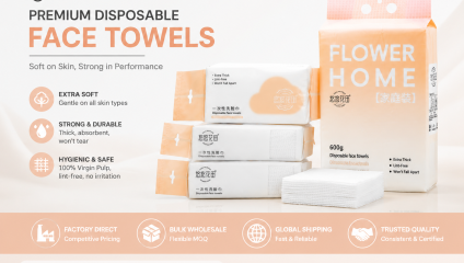 single-use facial towels